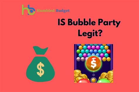 is bubble party game legit.